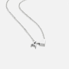 Collar Forever Love & Letra Silver (45+7,5 cm) - Isabel de Sevilla