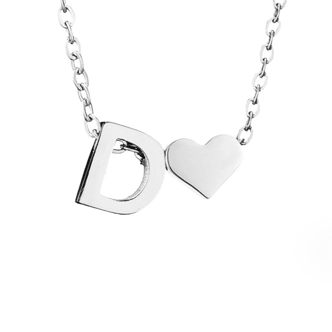 Collar Forever Love & Letra Silver (45+7,5 cm) - Isabel de Sevilla