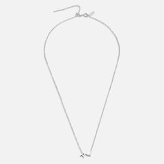 Collar Forever Love & Letra Silver (45+7,5 cm) - Isabel de Sevilla