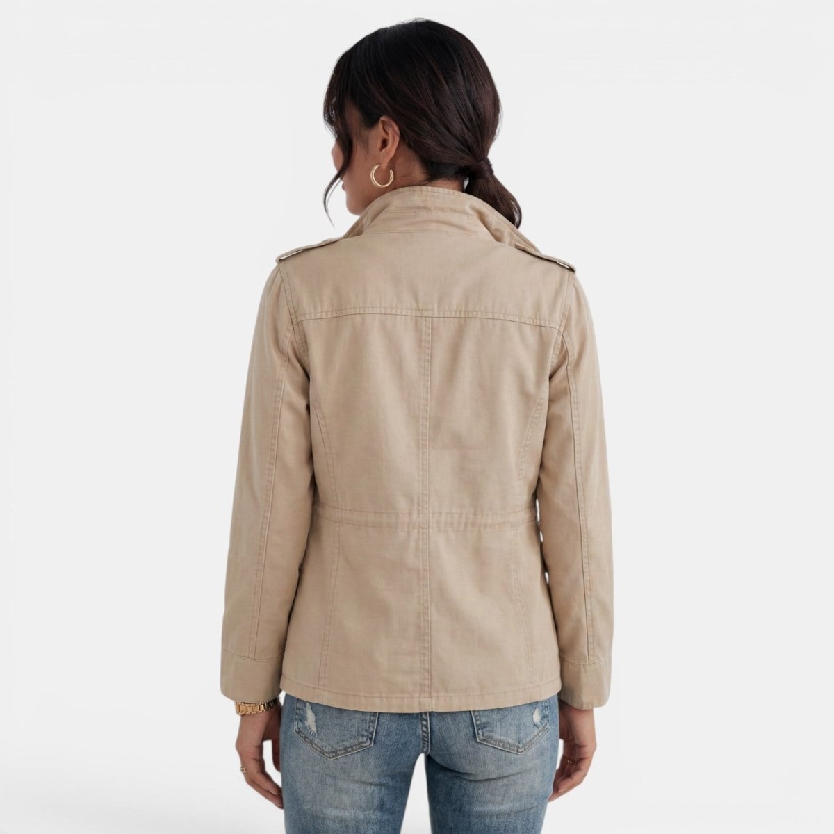 Fátima | Chaqueta Estilo Safari con Bolsillos Múltiples - Isabel de Sevilla