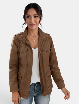 Fátima | Chaqueta Estilo Safari con Bolsillos Múltiples - Isabel de Sevilla