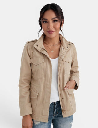 Fátima | Chaqueta Estilo Safari con Bolsillos Múltiples - Isabel de Sevilla