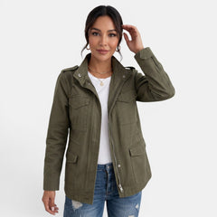 Fátima | Chaqueta Estilo Safari con Bolsillos Múltiples - Isabel de Sevilla