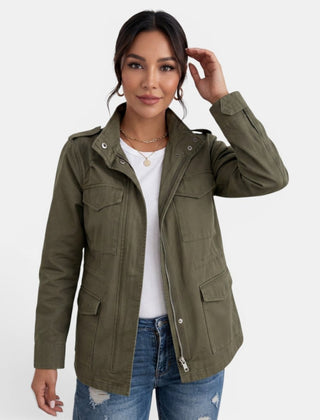 Fátima | Chaqueta Estilo Safari con Bolsillos Múltiples - Isabel de Sevilla