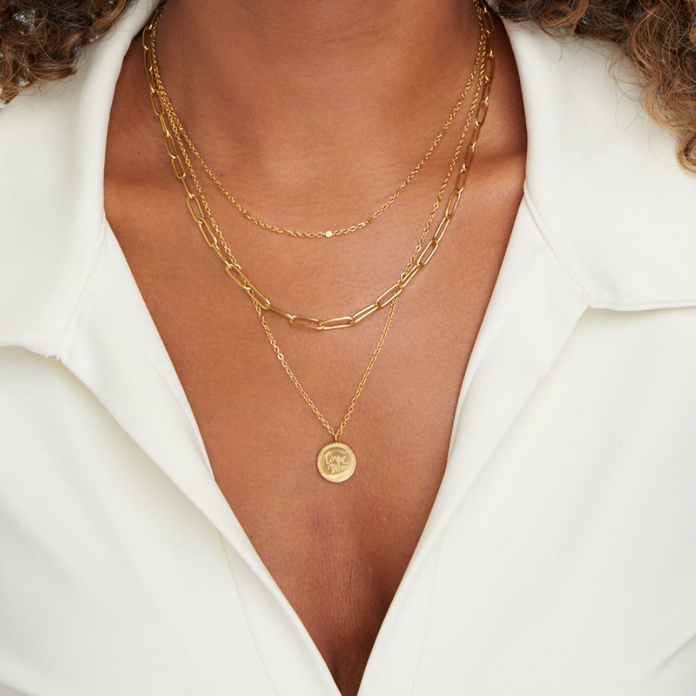 Collar Multicapa Geya Coin (38 / 45 / 50 cm) - Isabel de Sevilla