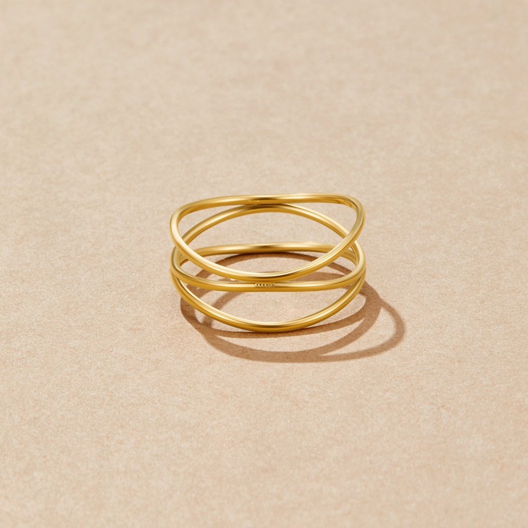 Anillo Gold Infinity Loop - Isabel de Sevilla