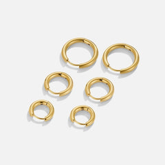 Set de Mini Aros Gold Trio (3 pares) - Isabel de Sevilla