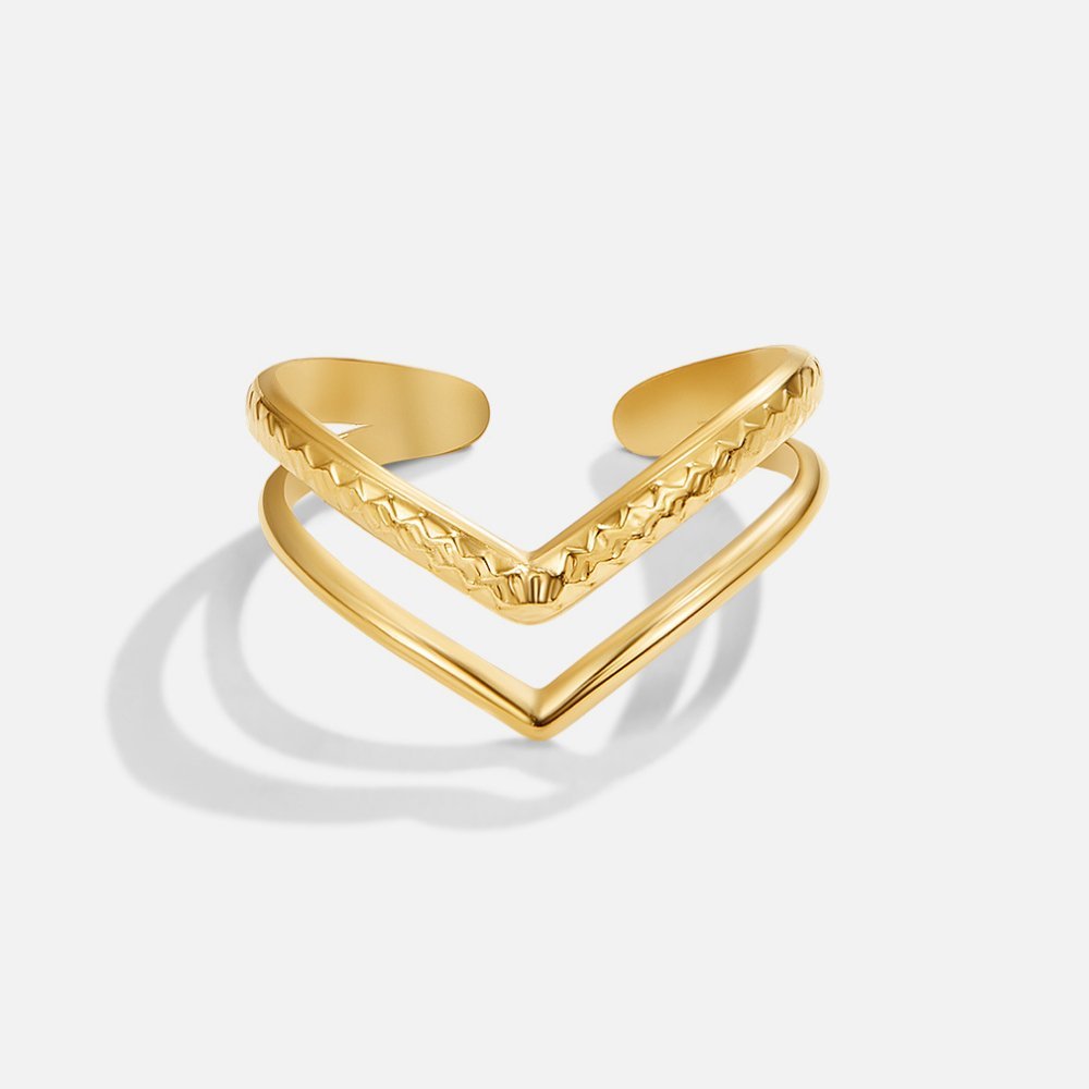 Anillo Ajustable Harper Layered Wrap - Isabel de Sevilla