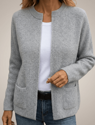 Beatriz | Chaqueta de Punto Sin Botones con Bolsillos - Isabel de Sevilla