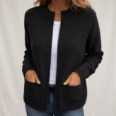 Beatriz | Chaqueta de Punto Sin Botones con Bolsillos - Isabel de Sevilla