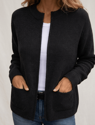 Beatriz | Chaqueta de Punto Sin Botones con Bolsillos - Isabel de Sevilla