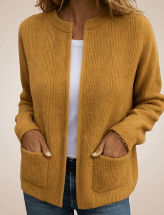 Beatriz | Chaqueta de Punto Sin Botones con Bolsillos - Isabel de Sevilla