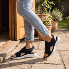 Paloma | Sandalias de Punto Transpirable con Plataforma - Isabel de Sevilla