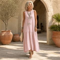 Elena | Vestido maxi elegante con diseño fluido - Isabel de Sevilla