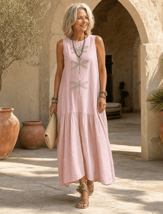 Elena | Vestido maxi elegante con diseño fluido - Isabel de Sevilla