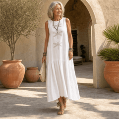 Elena | Vestido maxi elegante con diseño fluido - Isabel de Sevilla