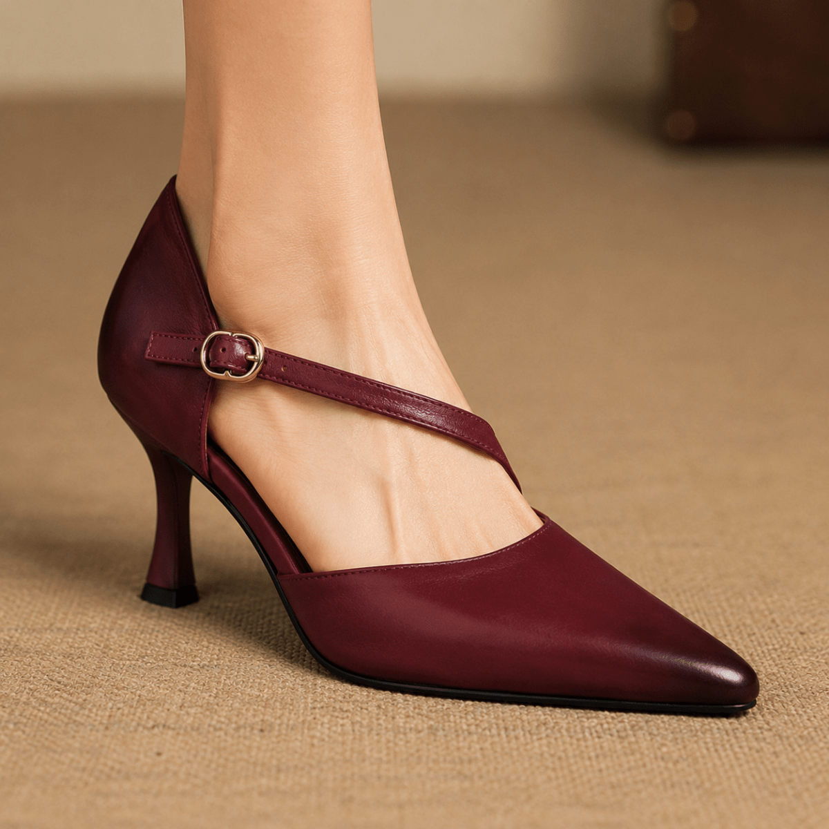 Diana | Elegantes Tacones con Tira Cruzada - Isabel de Sevilla