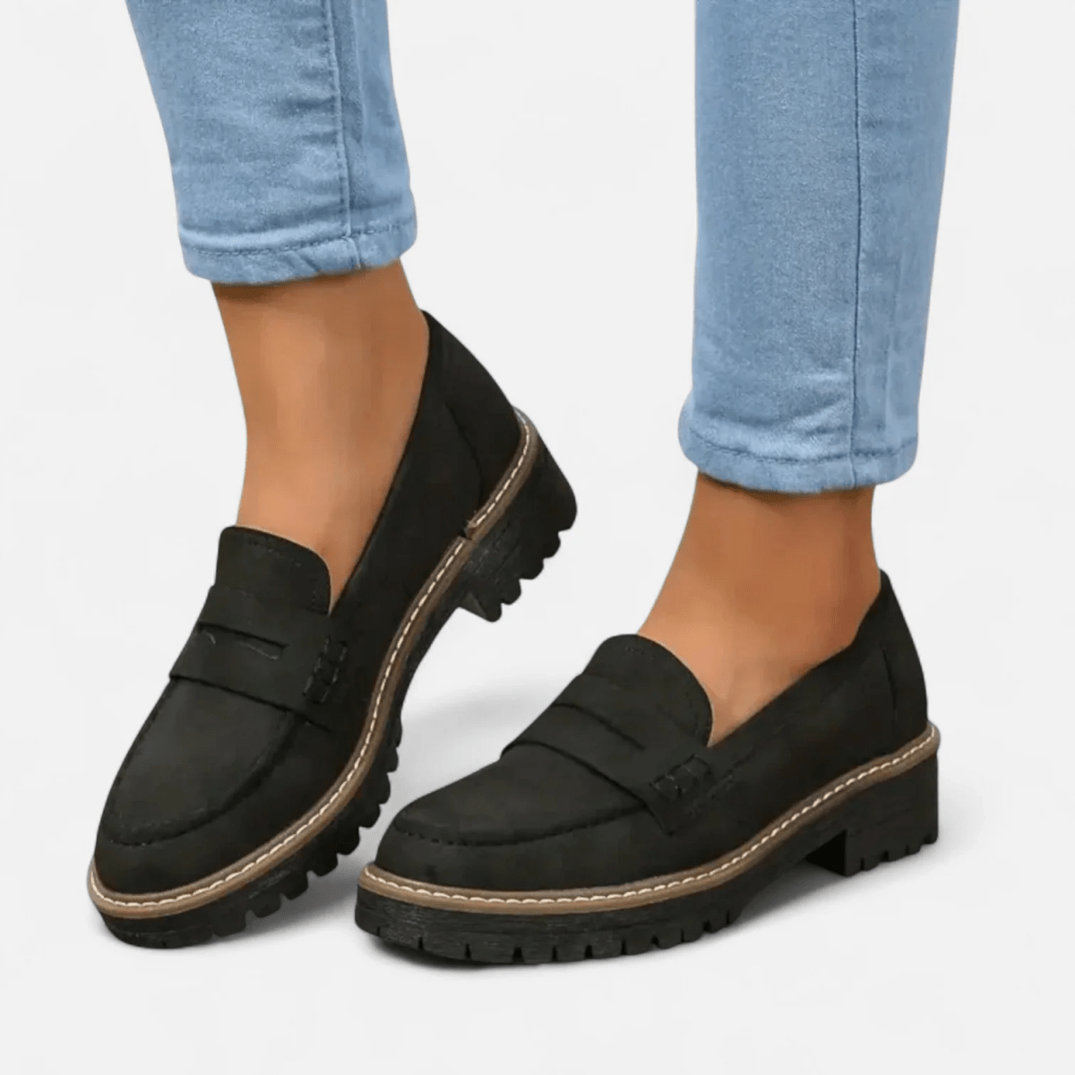 Elena | Mocasines Ortopédicos Premium con Tacón - Isabel de Sevilla