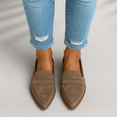 Julia | Mocasines Ortopédicos de Piel con Punta Fina - Isabel de Sevilla