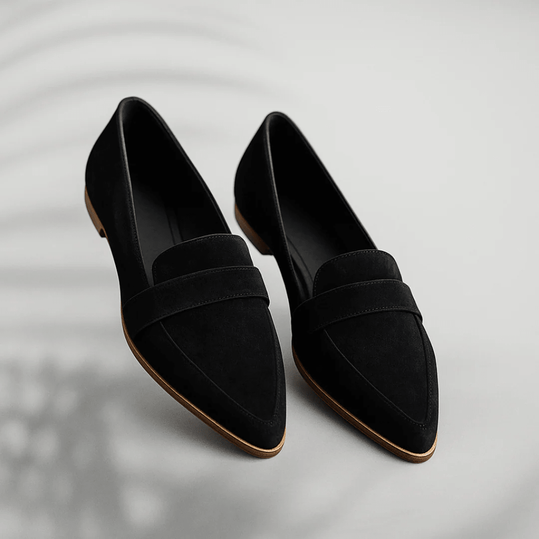 Julia | Mocasines Ortopédicos de Piel con Punta Fina - Isabel de Sevilla