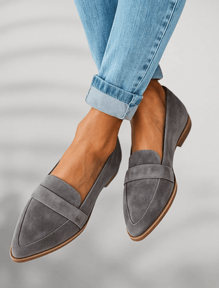 Julia | Mocasines Ortopédicos de Piel con Punta Fina - Isabel de Sevilla