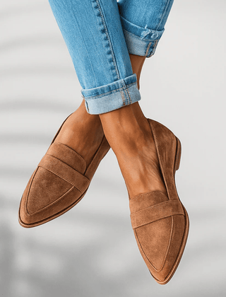 Julia | Mocasines Ortopédicos de Piel con Punta Fina - Isabel de Sevilla