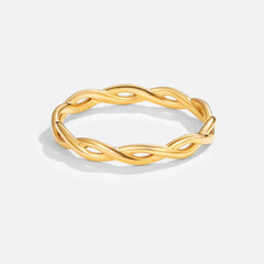 Anillo Twist Infinity Oro 18K - Isabel de Sevilla