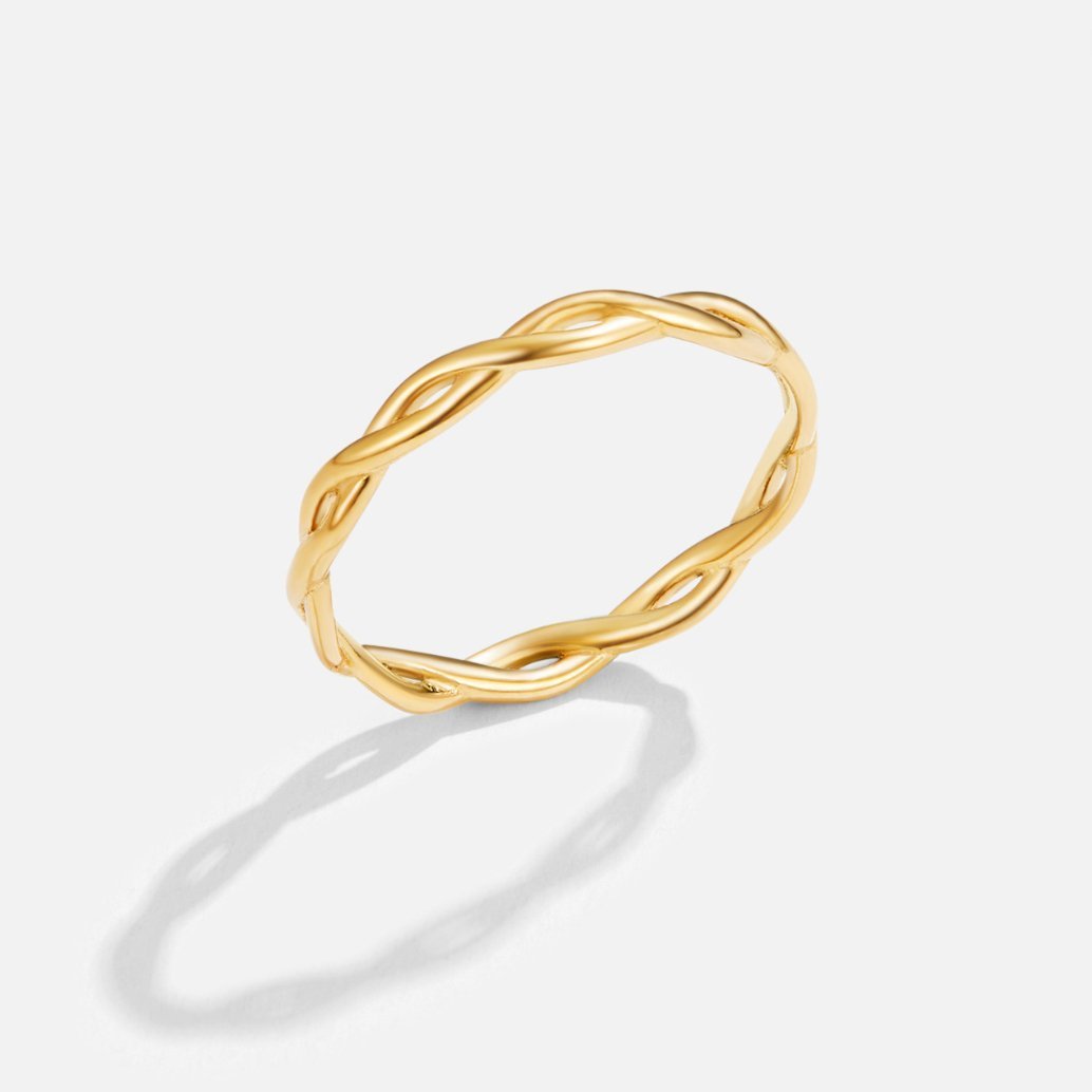 Anillo Twist Infinity Oro 18K - Isabel de Sevilla