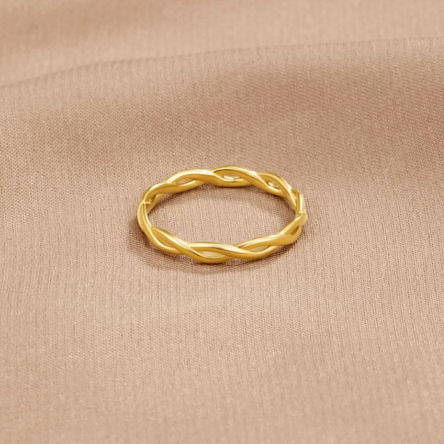 Anillo Twist Infinity Oro 18K - Isabel de Sevilla
