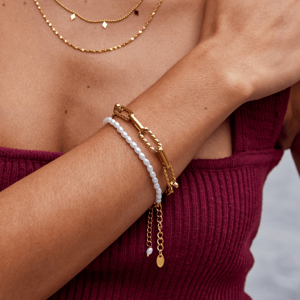 Pulsera Jihan Chunky Chain (16+5 cm) - Isabel de Sevilla