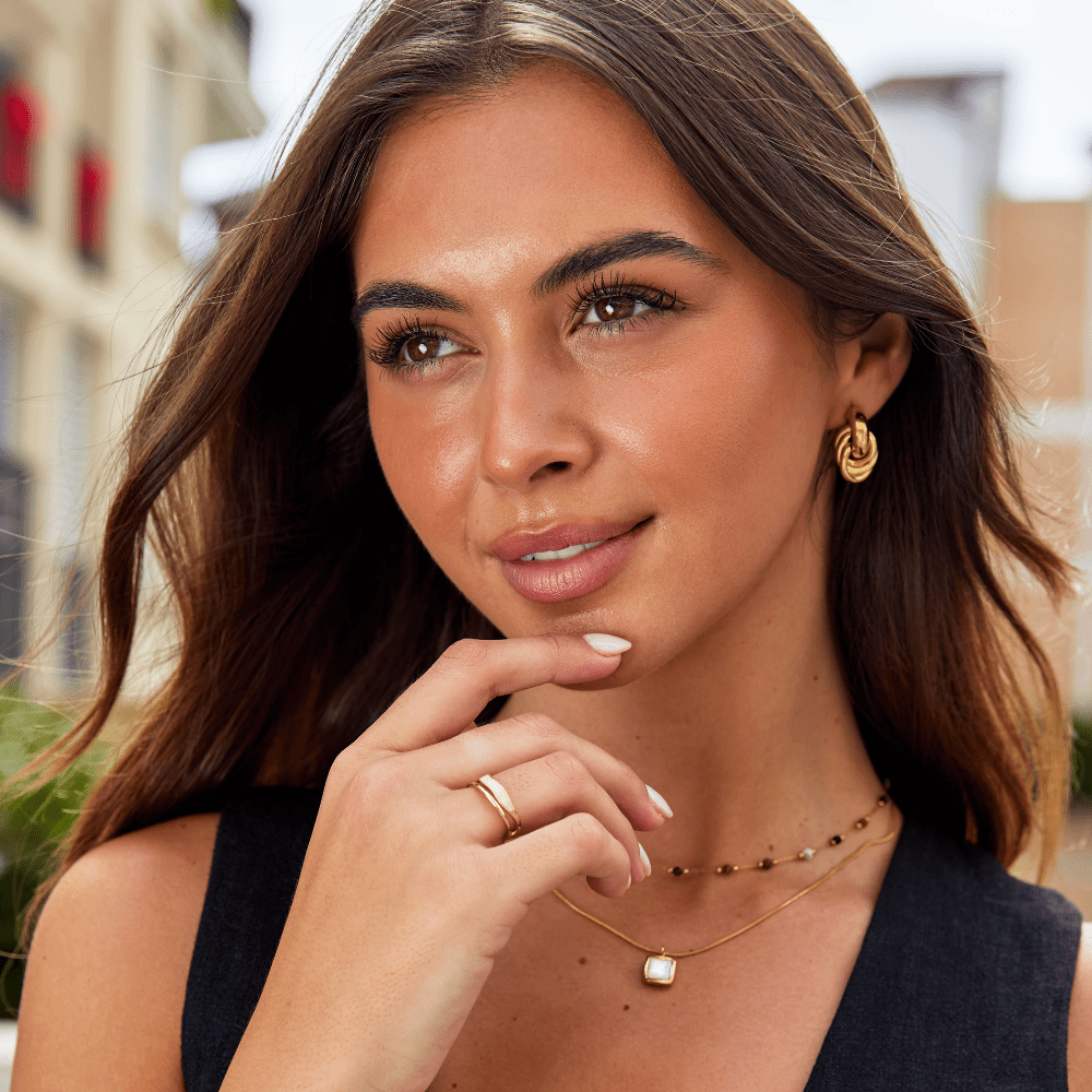 Anillo Ajustable Sahara Gold - Isabel de Sevilla