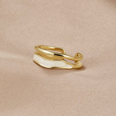 Anillo Ajustable Sahara Gold - Isabel de Sevilla