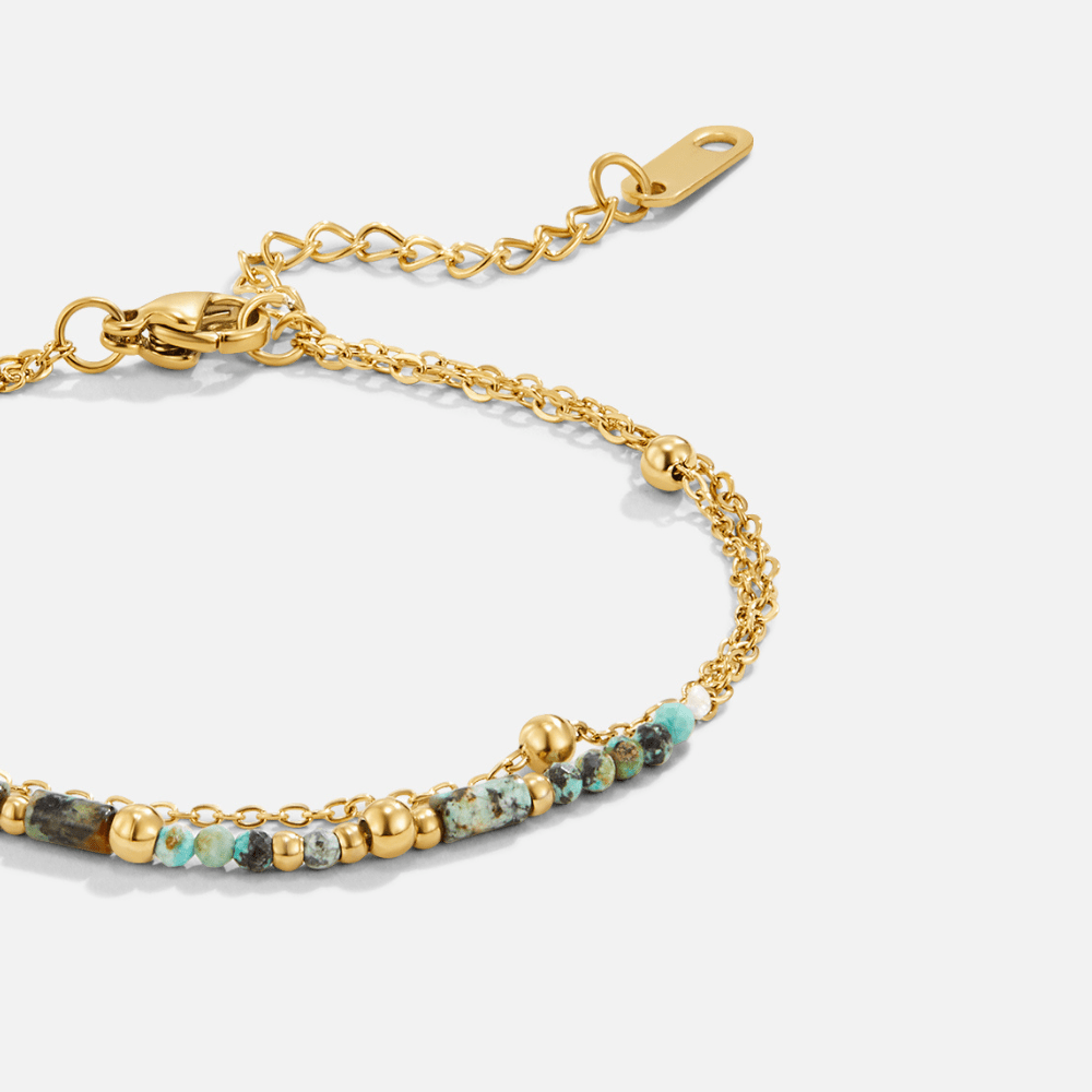 Pulsera Multicapa Layered Stone Beads - Isabel de Sevilla