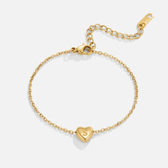 Pulsera Letter Heart (15,5+4,5 cm) - Isabel de Sevilla