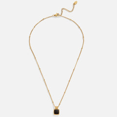 Collar con Colgante Lucia Black (40+5 cm) - Isabel de Sevilla