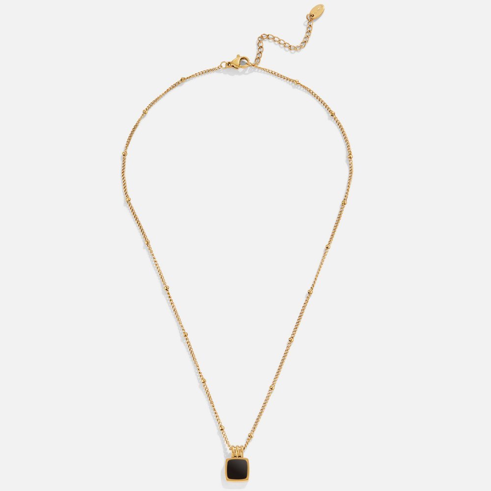 Collar con Colgante Lucia Black (40+5 cm) - Isabel de Sevilla