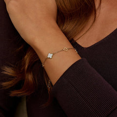 Pulsera Lucia Clover (15,5+4 cm) - Isabel de Sevilla