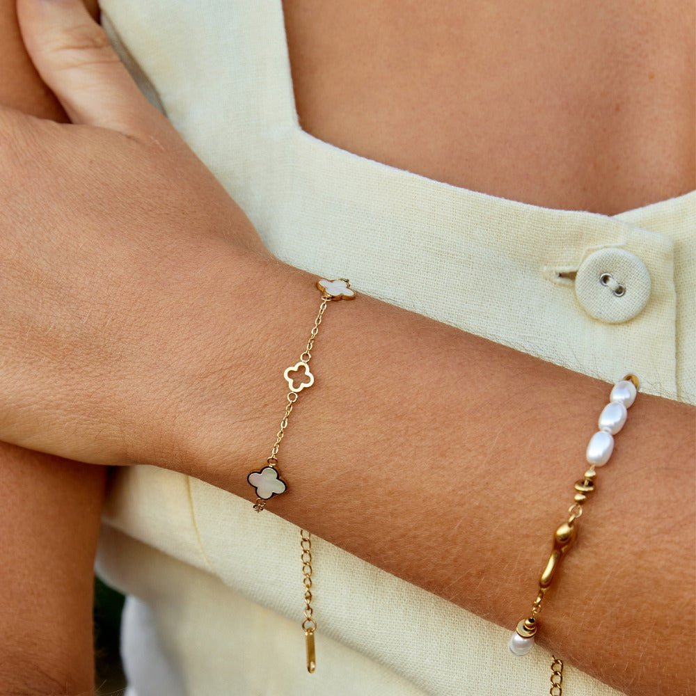 Pulsera Lucia Clover (15,5+4 cm) - Isabel de Sevilla