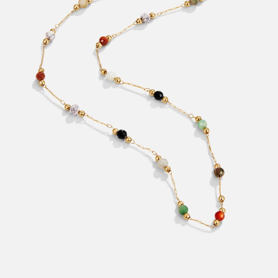 Pulsera Multicapa Layered Stone Beads - Isabel de Sevilla