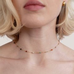 Pulsera Multicapa Layered Stone Beads - Isabel de Sevilla
