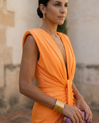 Selena | Vestido Drapé Ardiente