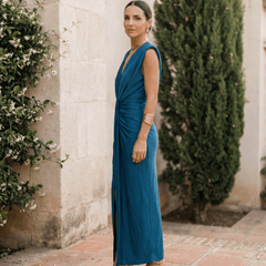 Selena | Vestido Drapé Ardiente - Isabel de Sevilla