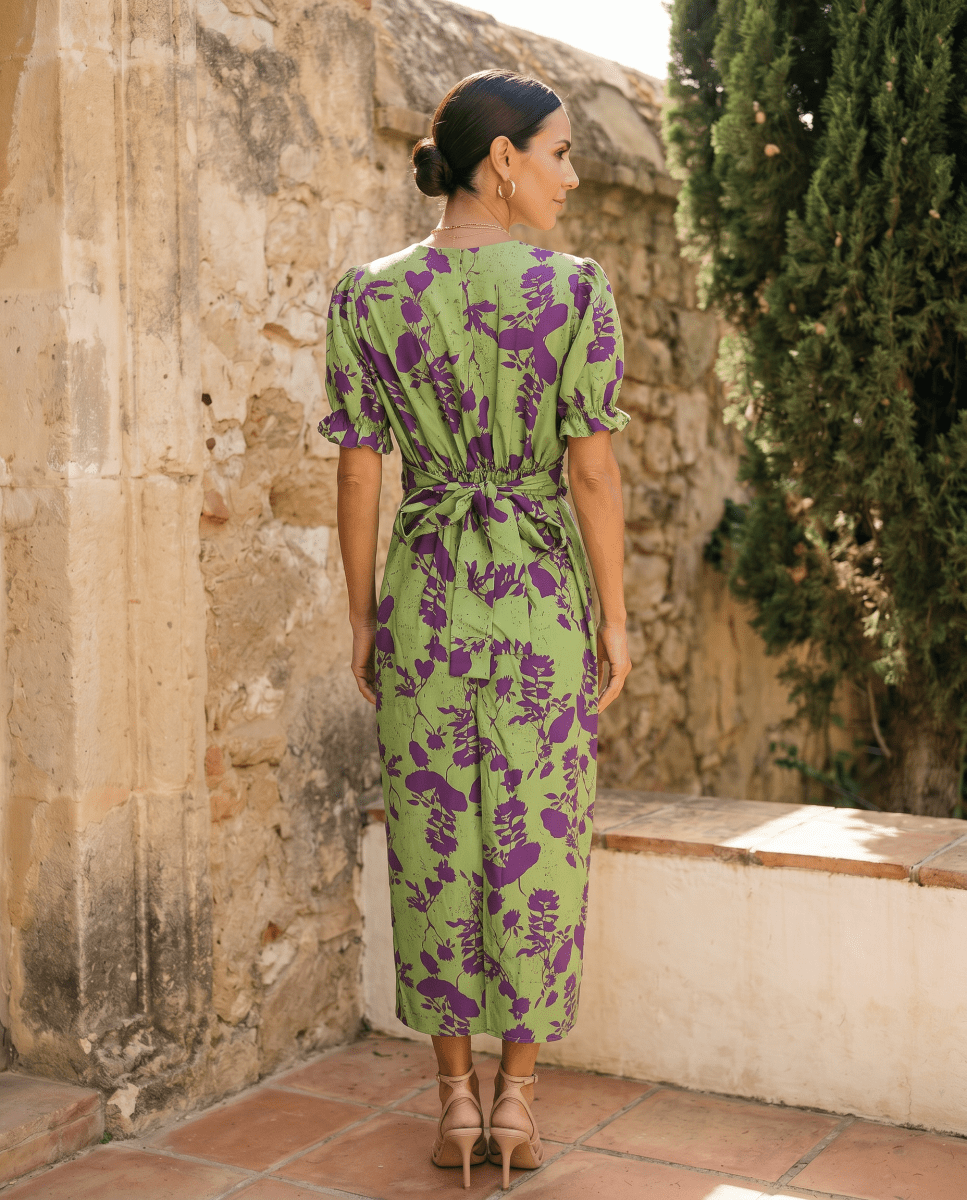 Andrea | Vestido primaveral estampado - Isabel de Sevilla