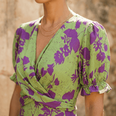 Andrea | Vestido primaveral estampado - Isabel de Sevilla