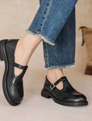 Bernadette | Zapatos Mary Jane T-Strap con estilo atemporal - Isabel de Sevilla