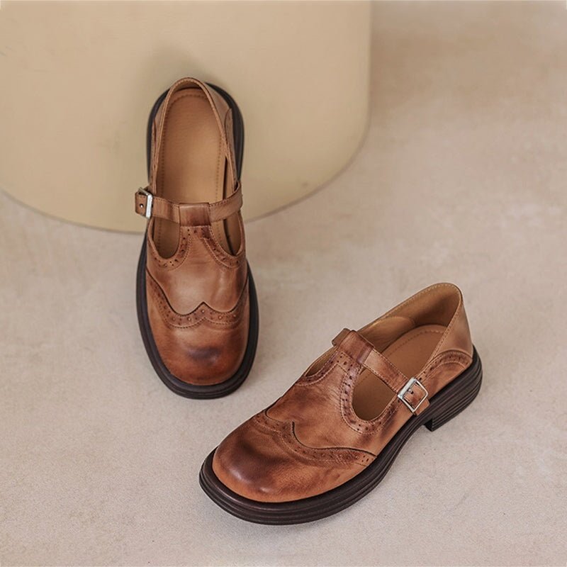 Edith | Zapatos Mary Jane de Tira en T - Isabel de Sevilla