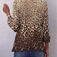 Esperanza | Chaqueta con volantes de estampado de leopardo - Isabel de Sevilla