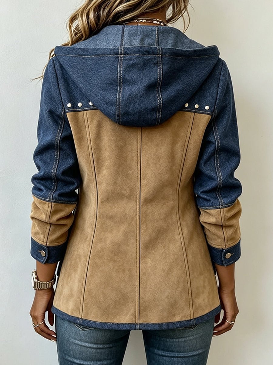 Raquel | Chaqueta con capucha de patchwork - Isabel de Sevilla