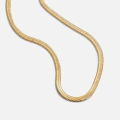 Collar Sarya Snake Chain Gold (37+8 cm) - Isabel de Sevilla
