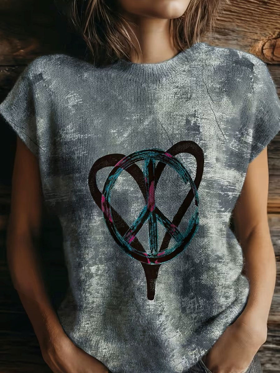 Women's Floral Art Retro Printed Tops